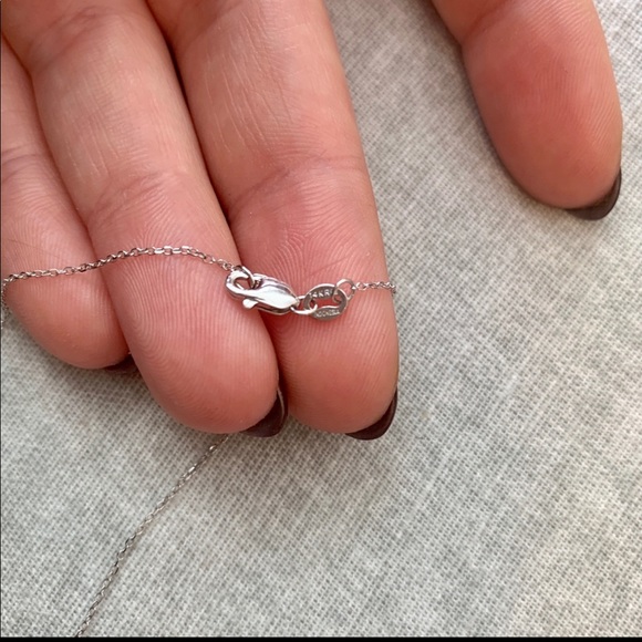 Staircase diamond heart necklace - Picture 4 of 6